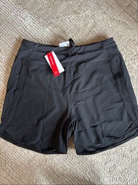 Baleaf Black Women's Performance Athletic Shorts with Drawstring